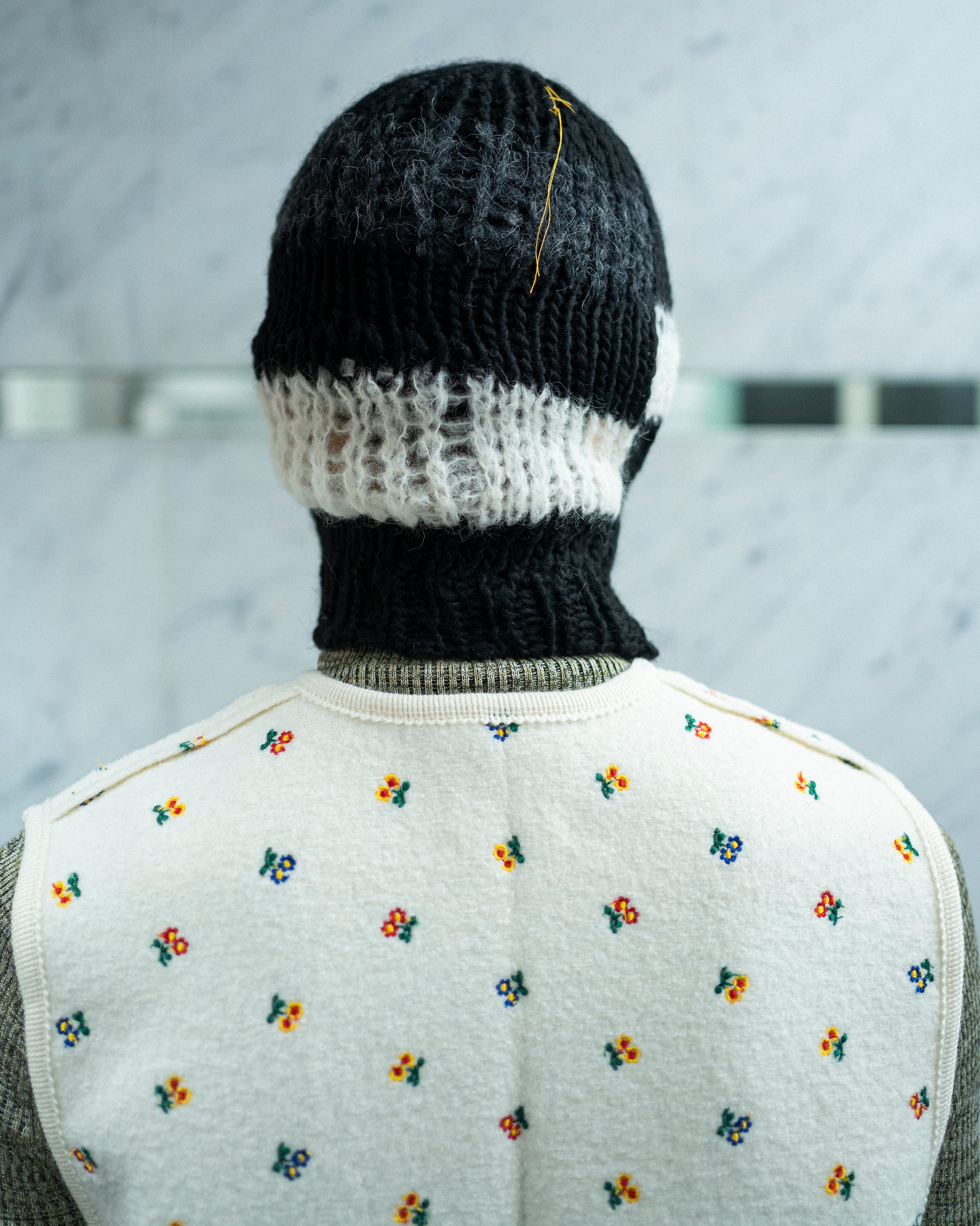 MASK BEANIE KNIT (NAT)