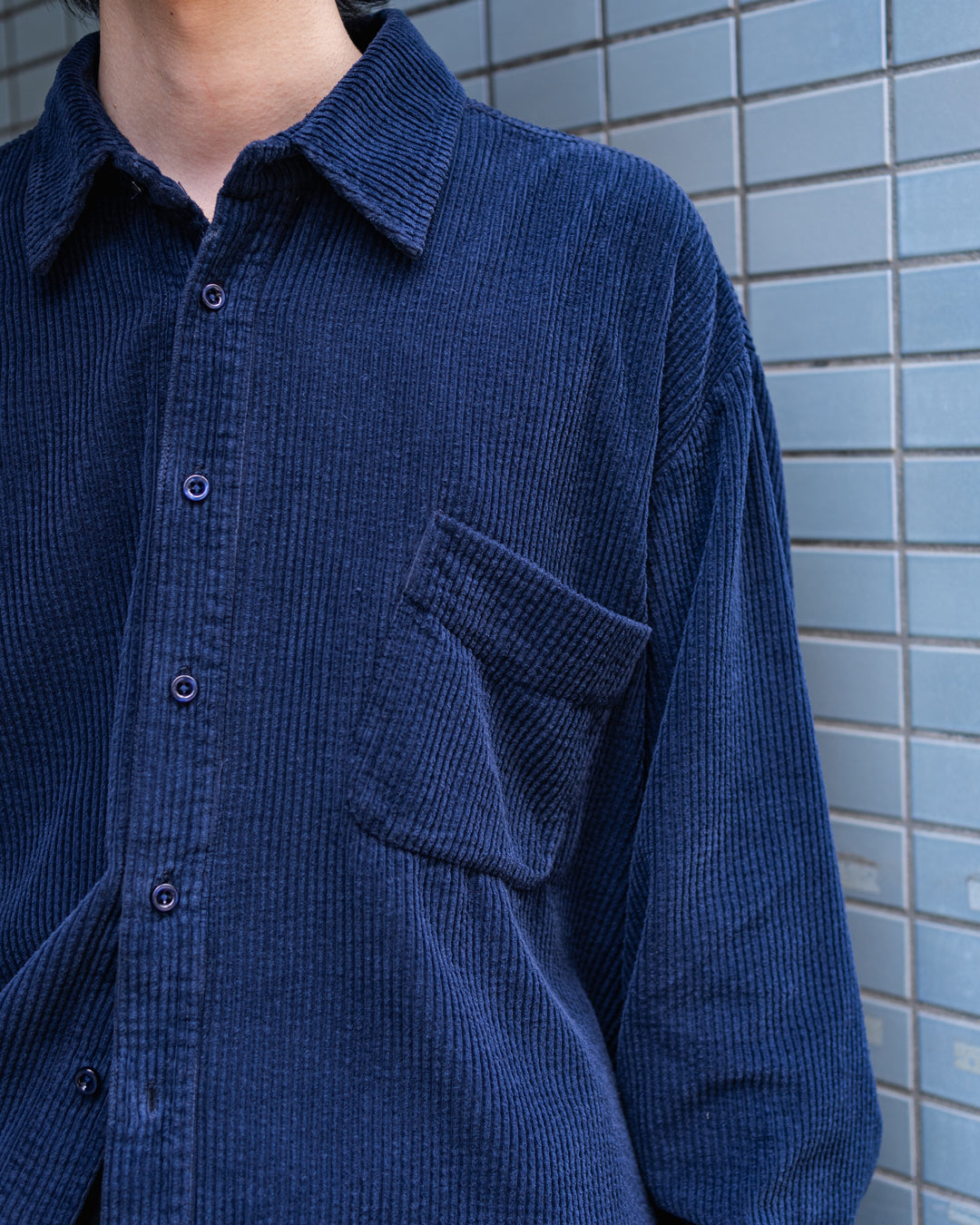 UNISEX CORDUROY OVERSHIRT WOVEN
