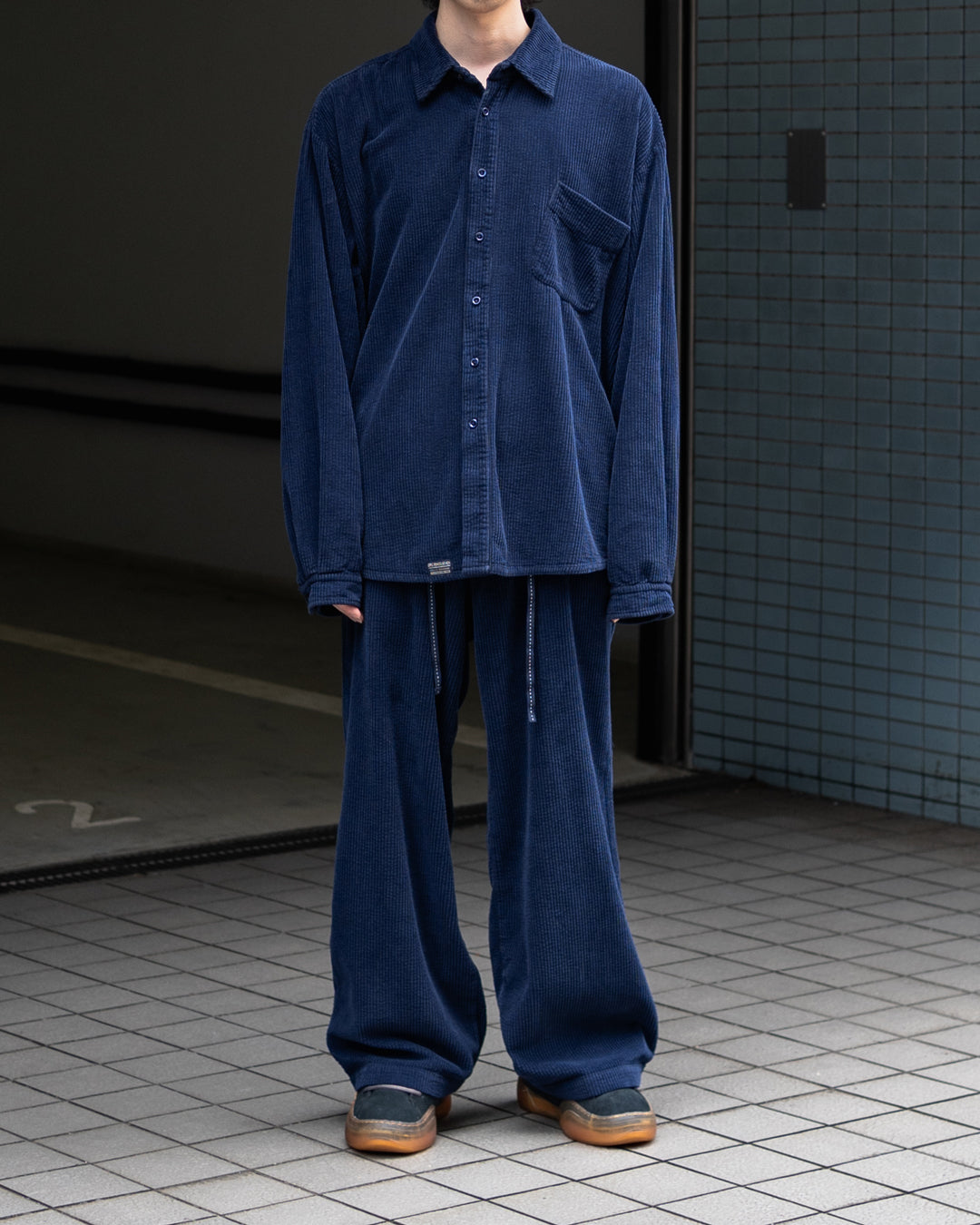 UNISEX CORDUROY OVERSHIRT WOVEN