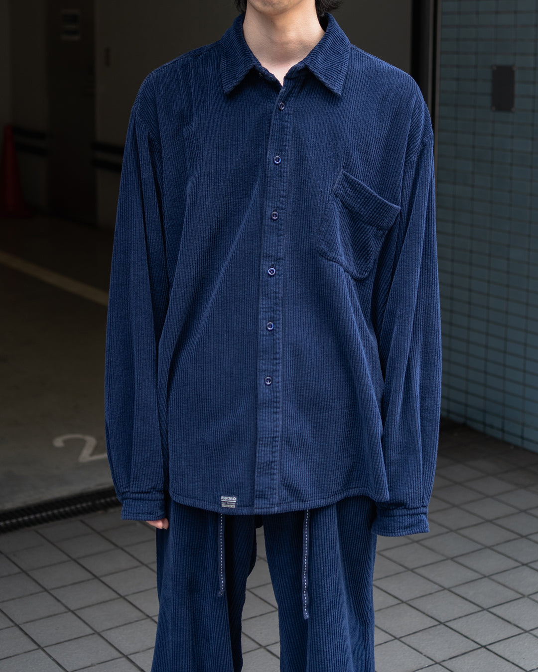 UNISEX CORDUROY OVERSHIRT WOVEN