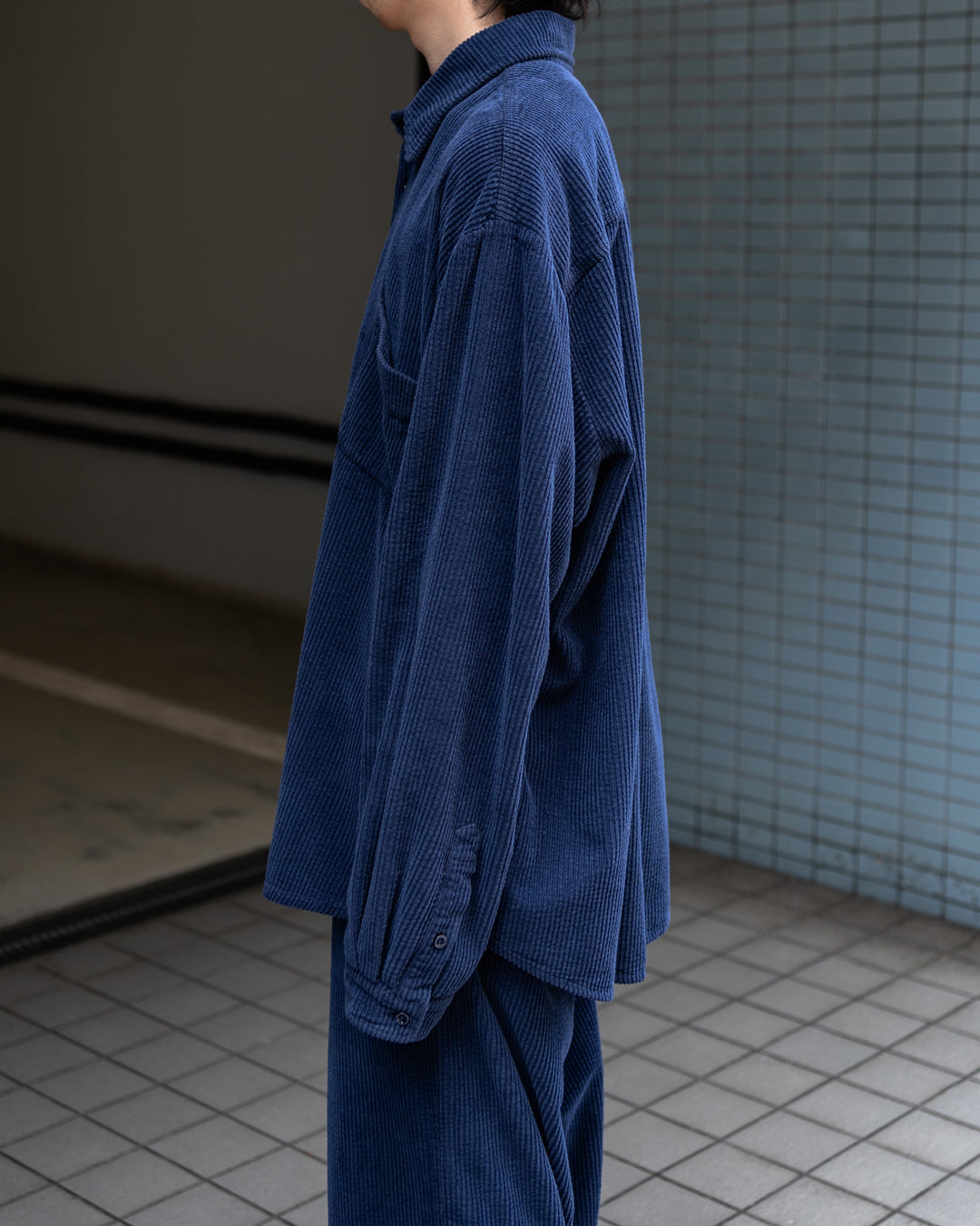 UNISEX CORDUROY OVERSHIRT WOVEN