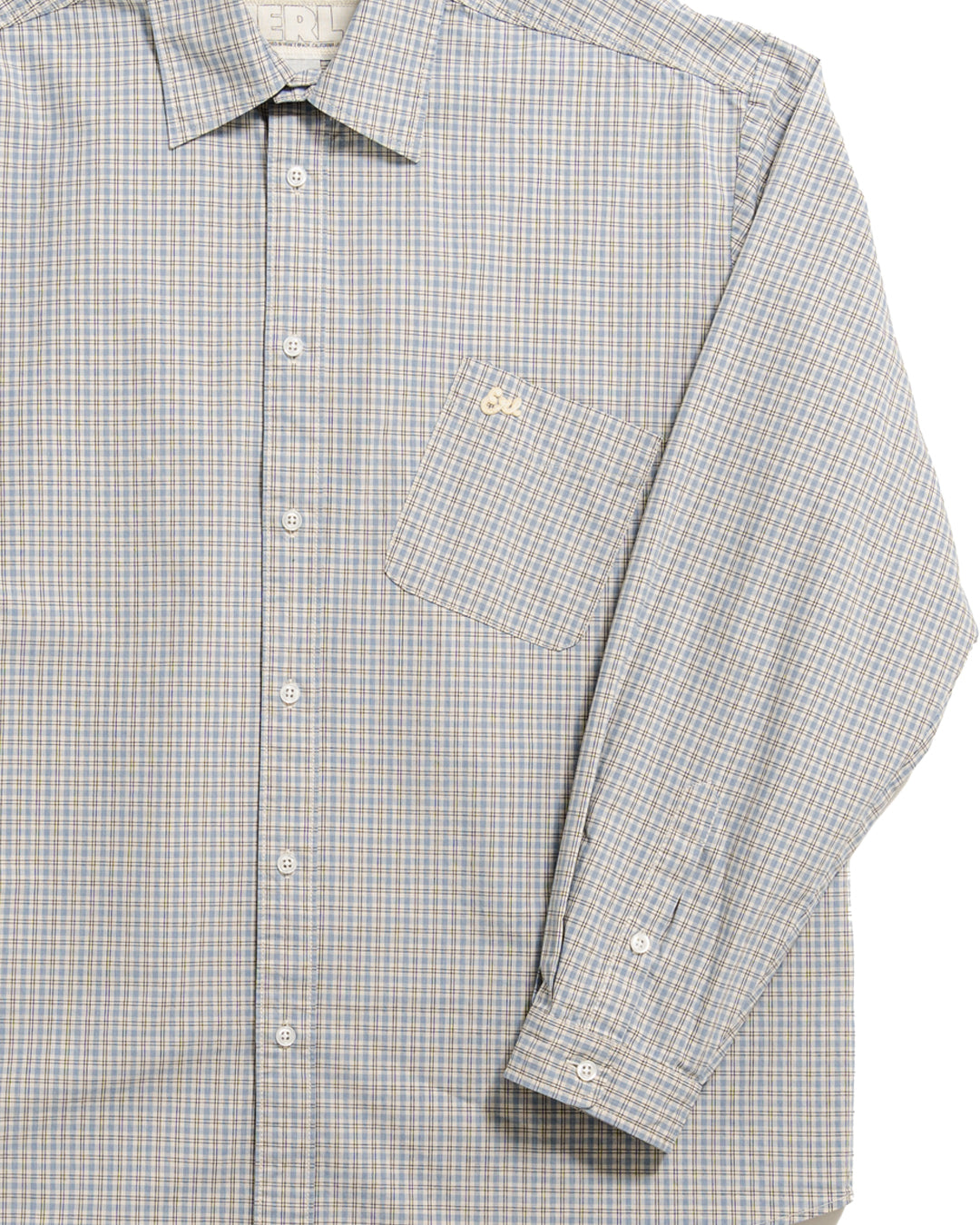 UNISEX LIGHT CHECK SHIRT WOVEN