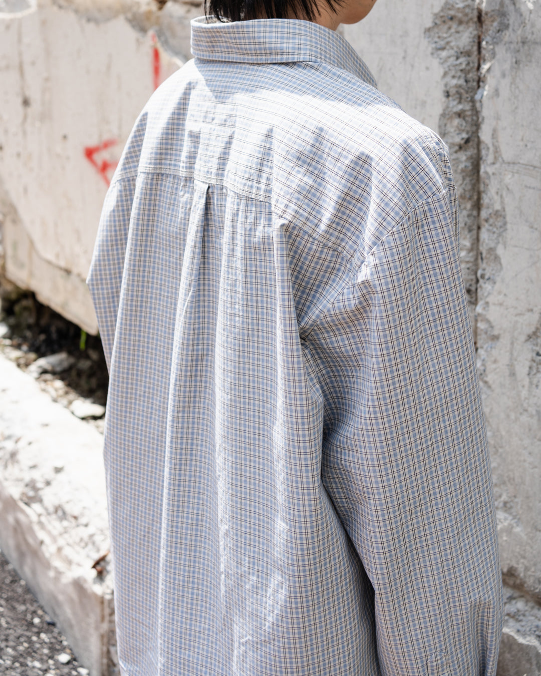 UNISEX LIGHT CHECK SHIRT WOVEN