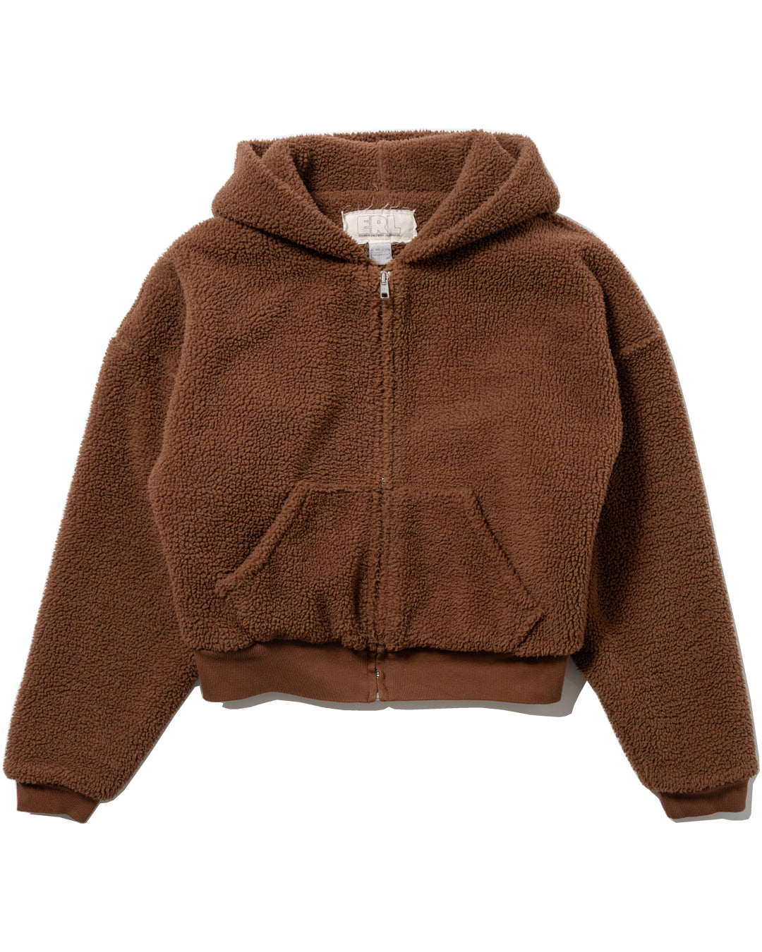 UNISEX TERRY ZIPPED HOODIE KNIT *LAST