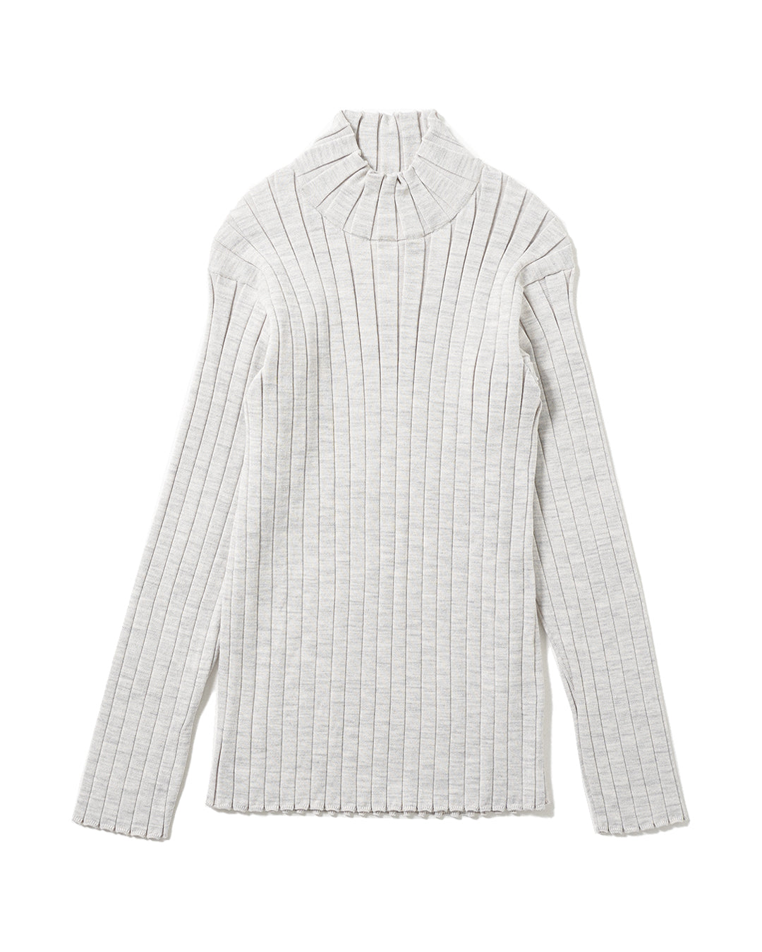 BIG RIB TURTLENECK KNIT (OAT)