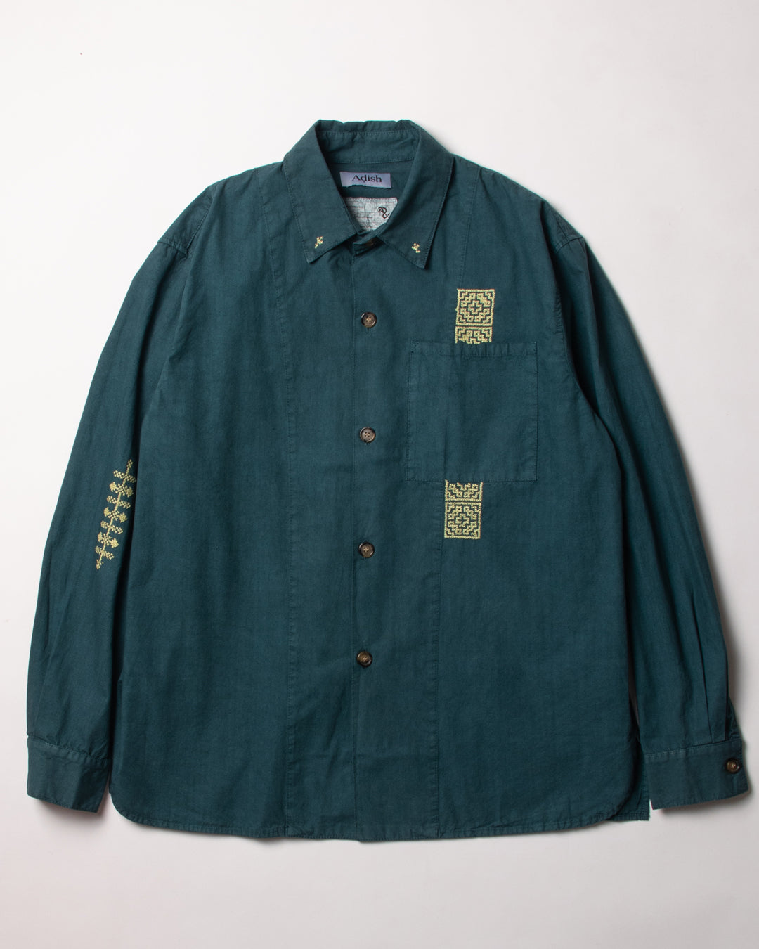 Garment Dyed Balat Button Up Shirt (BLU) - Baby's all right