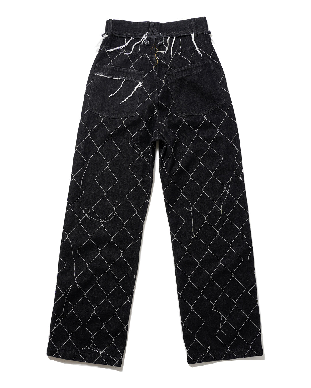 BIG FIT CARGO DENIM TROUSER WITH CHAINLINK (W.BLK) *LAST