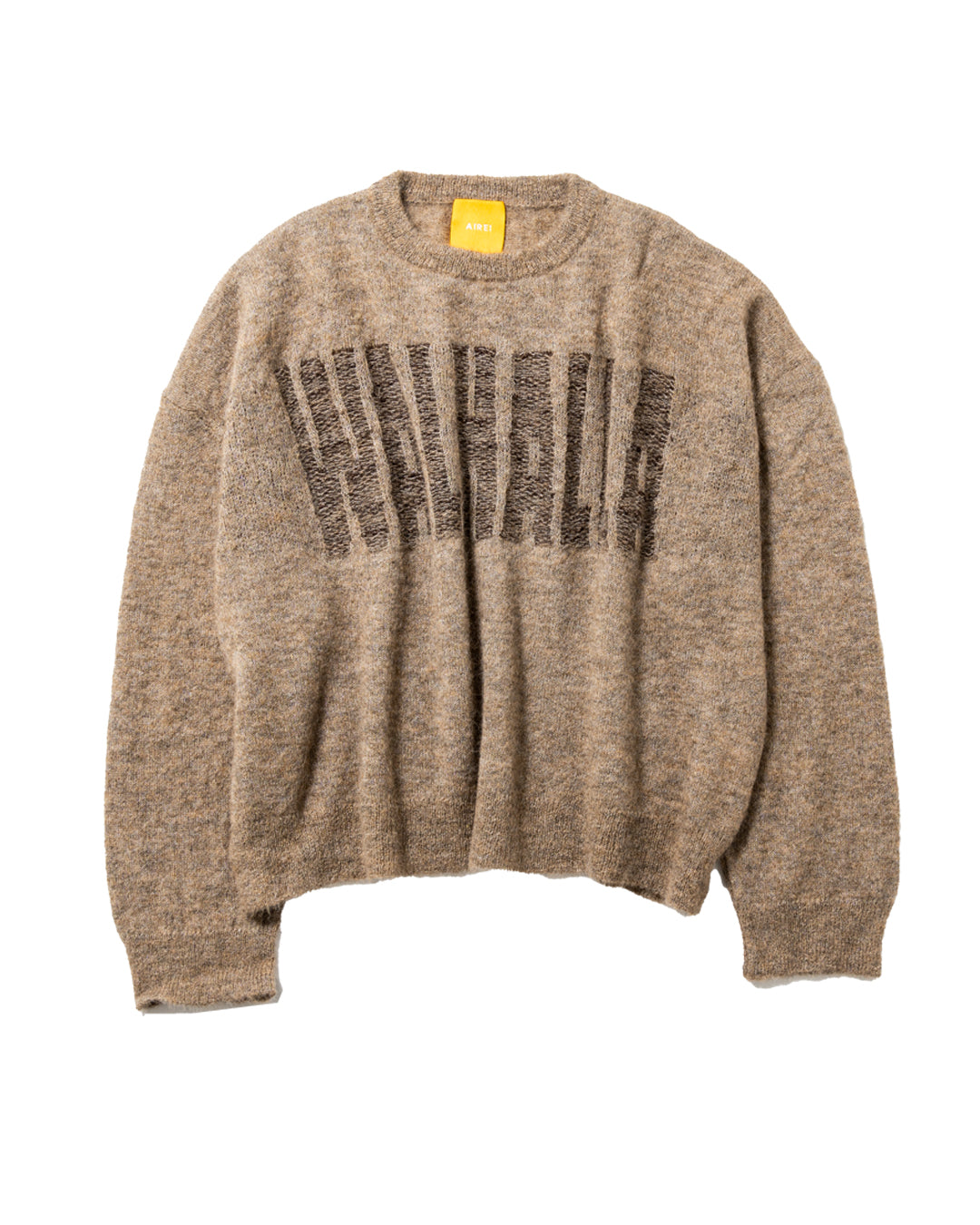 WALHALLA LOOSE INTARSIA CREWNECK KNIT