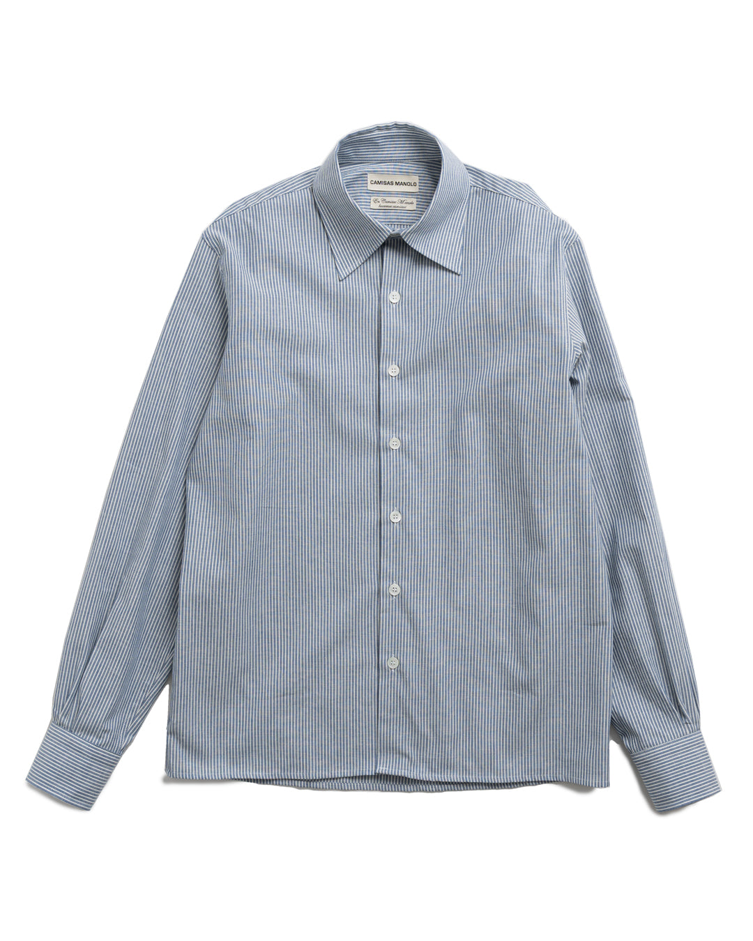 BLUE/WHITE STRIPES CAMISA SHIRT