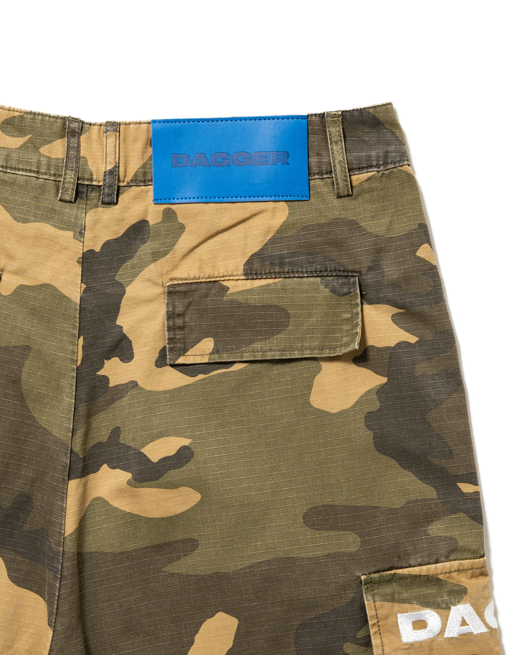 BIG BAGS CARGO SHORTS WASHED CAMO