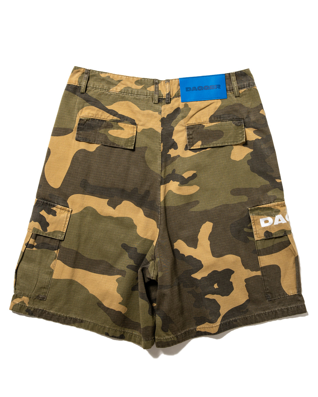 BIG BAGS CARGO SHORTS WASHED CAMO