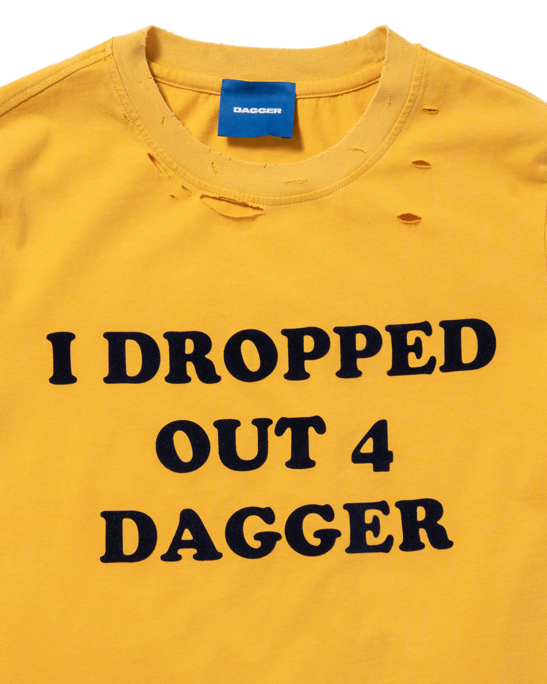 DROP OUT SHRUNK TS VINTAGE YLW