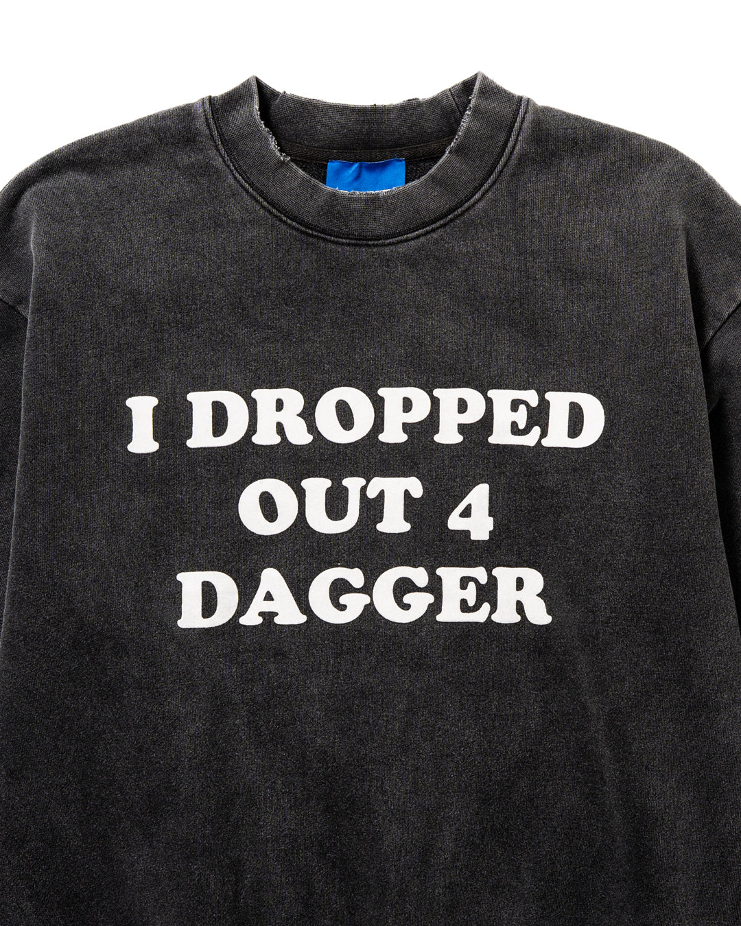 DROP OUT SWEATER VINTAGE BLACK *LAST