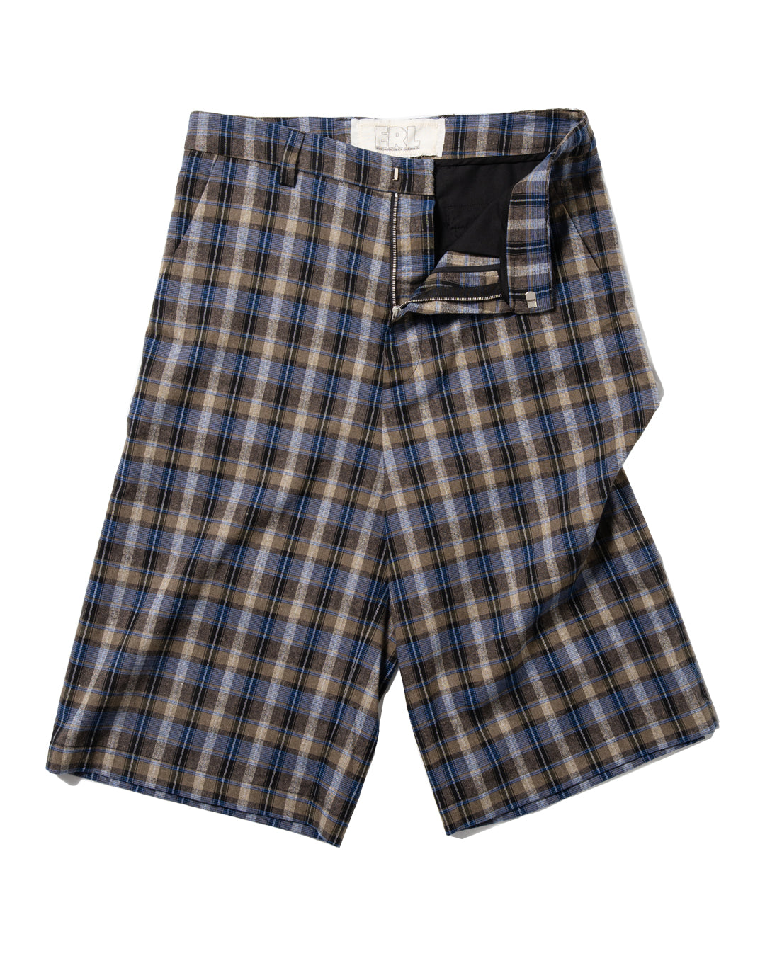 UNISEX CHECK SHORTS WOVEN