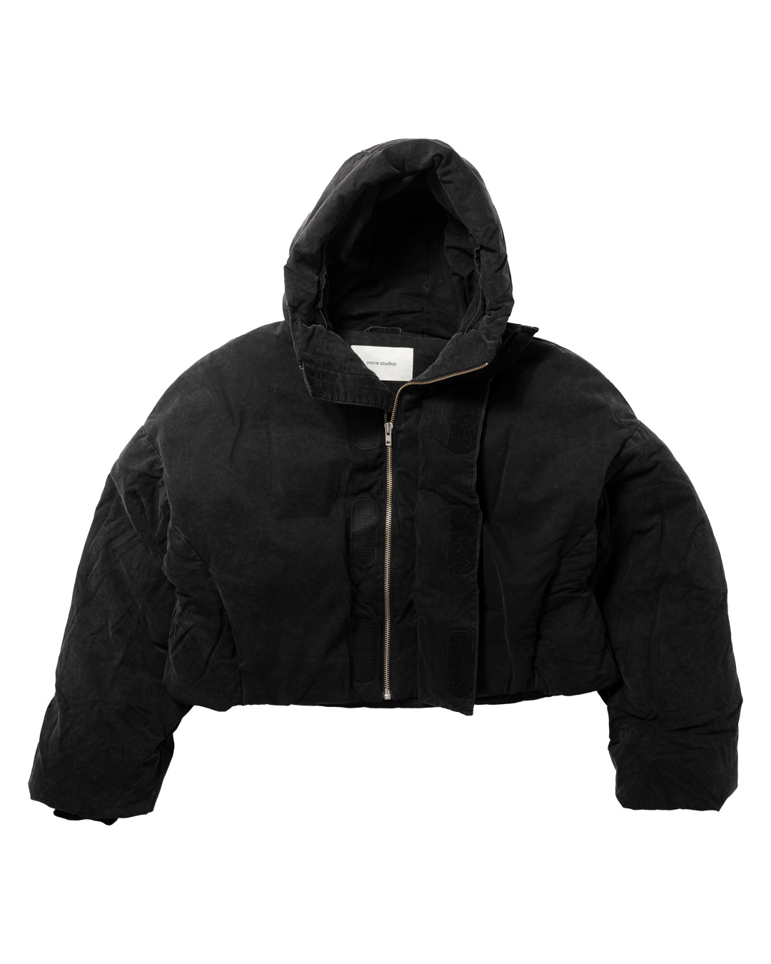 MML HOODED PUFFER IRON