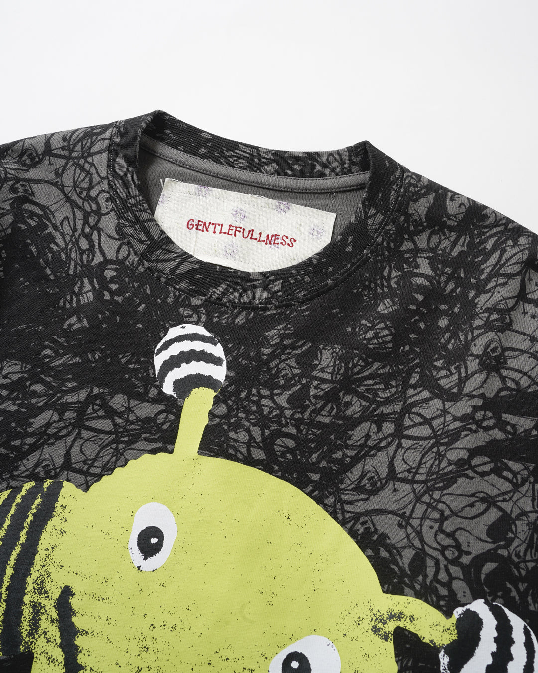 RECYCLED COTTON LS TEE (BLK) - Baby's all right