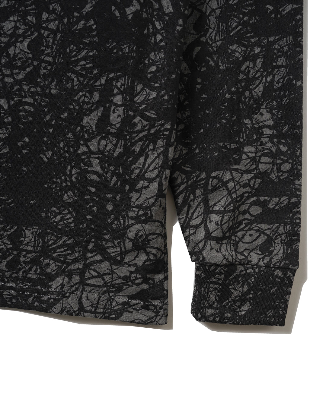 RECYCLED COTTON LS TEE (BLK) - Baby's all right