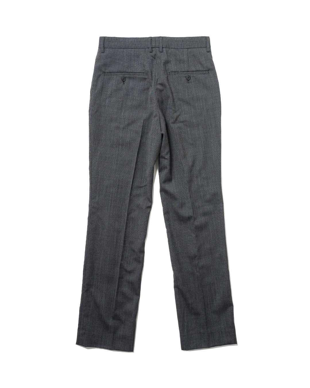 WOOL STRAIGHT TROUSERS (BLK)