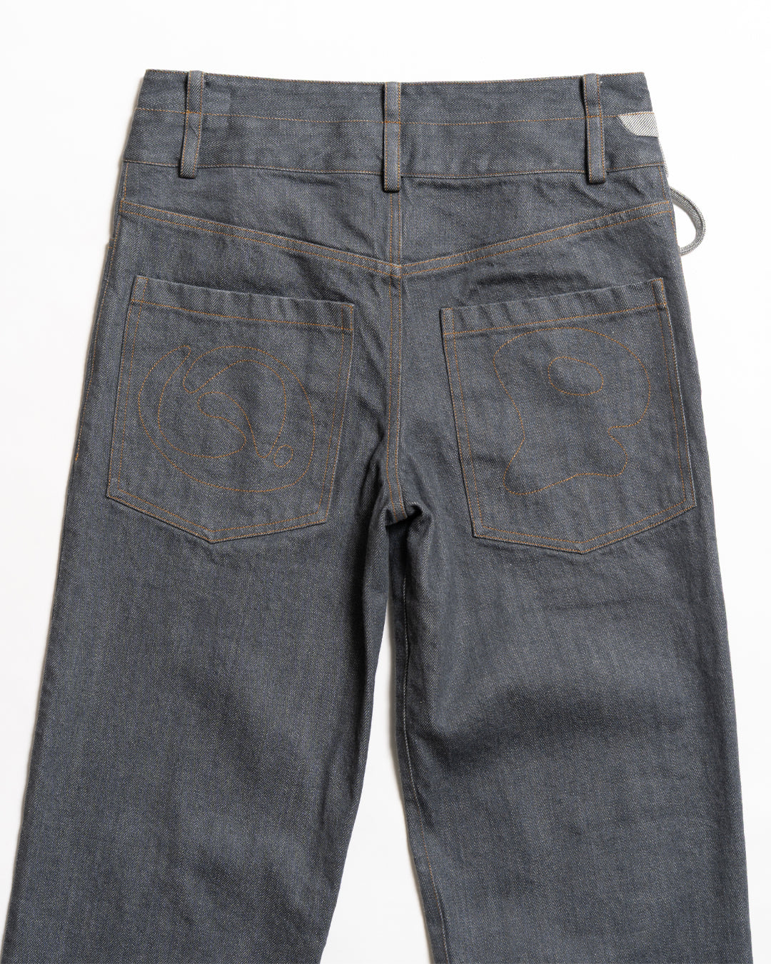 DOUBLE WAIST BAND SWORD JEANS