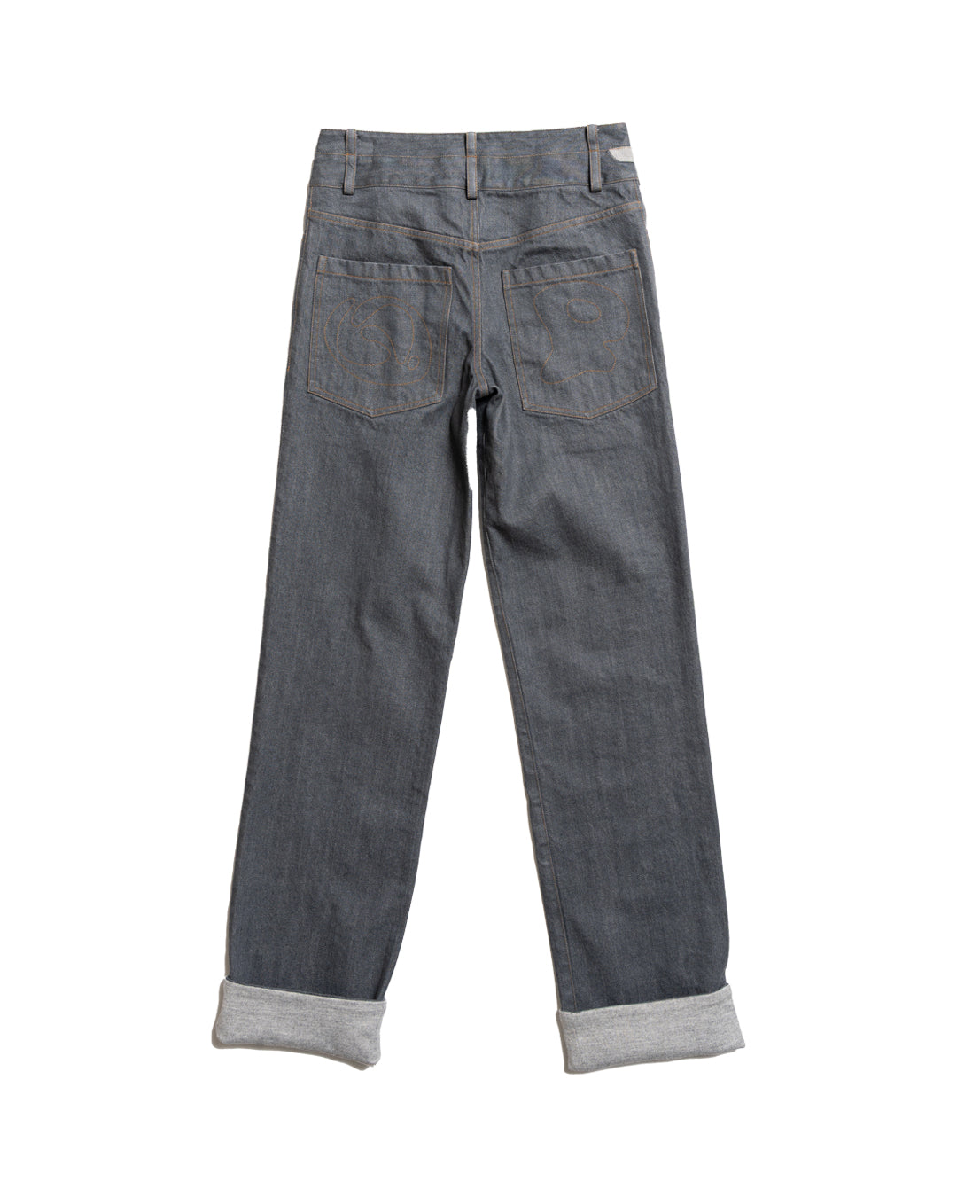 DOUBLE WAIST BAND SWORD JEANS