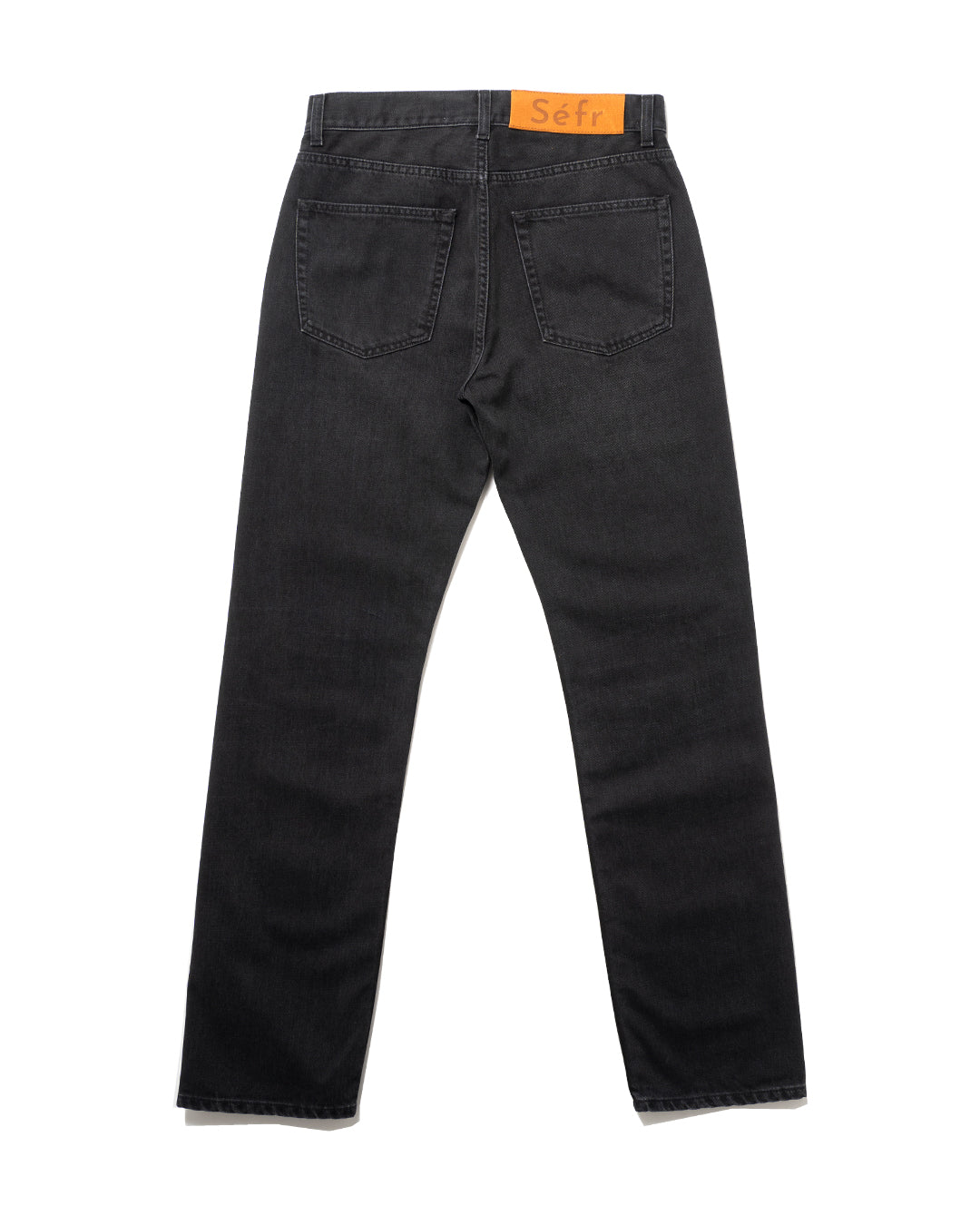 STRAIGHT CUT JEANS (BLK)