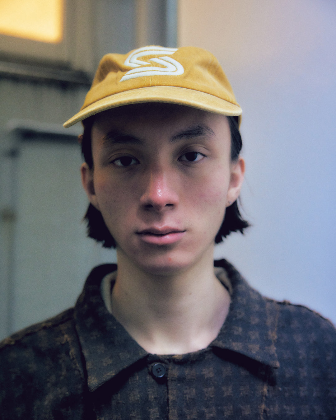 MUSTARD LOGO CAP