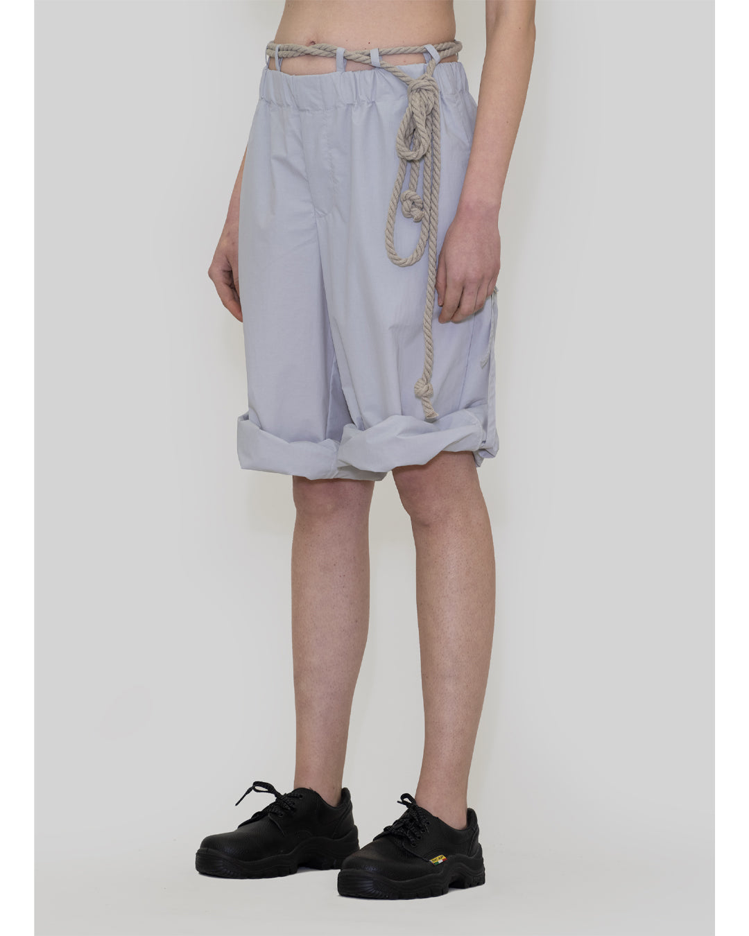 SILVER GREY ROPE PANTS