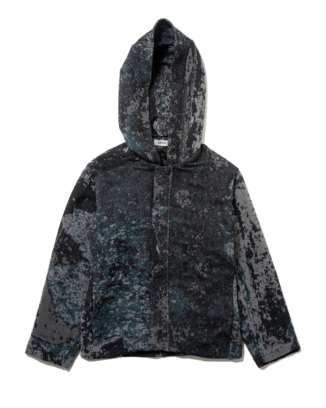 SERAPIS MARITIME(セラピスマリタイム)-「'GREY RUST' JACQUARD JACKET」|rust gray