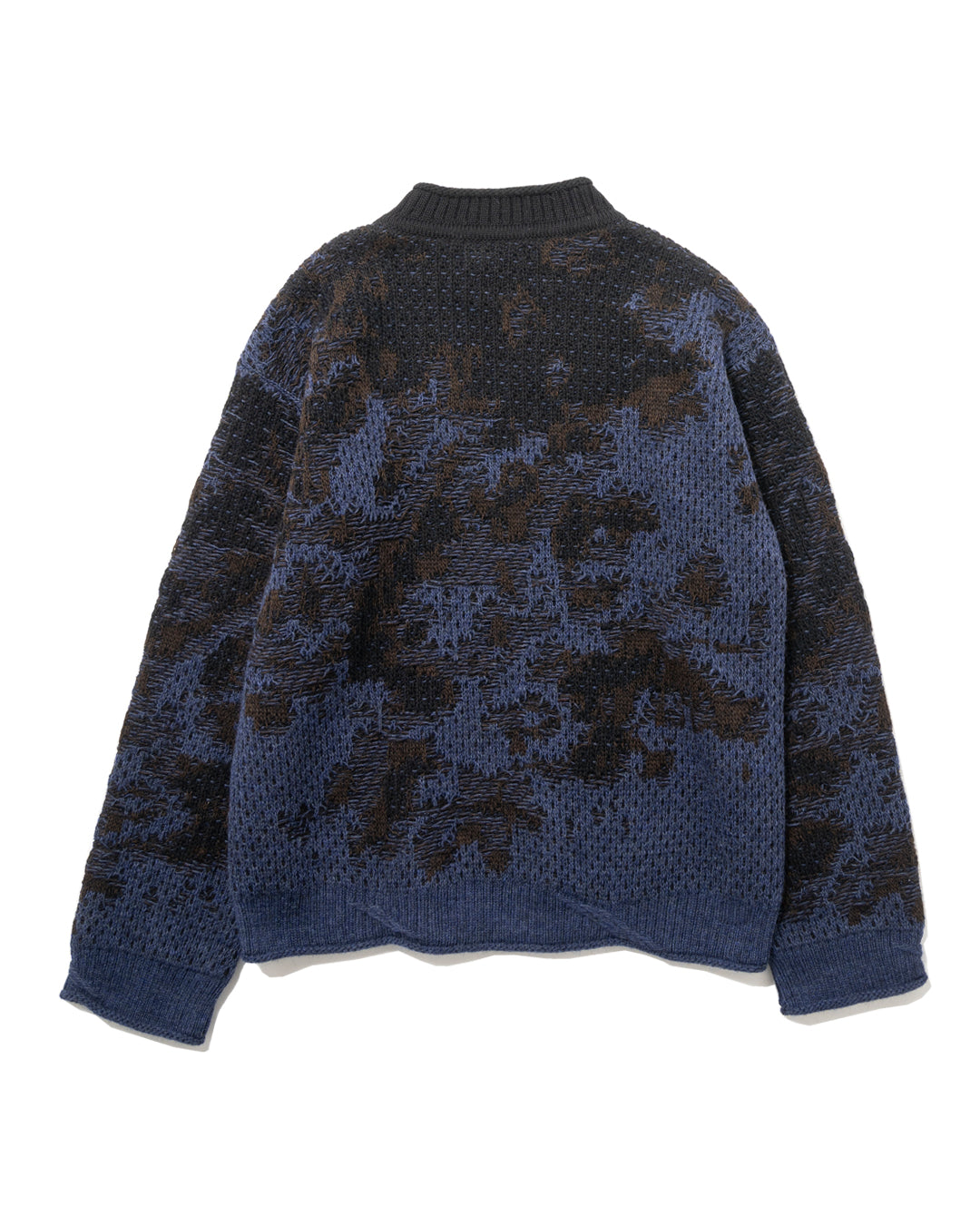 BLUE RUST KNIT SWEATER