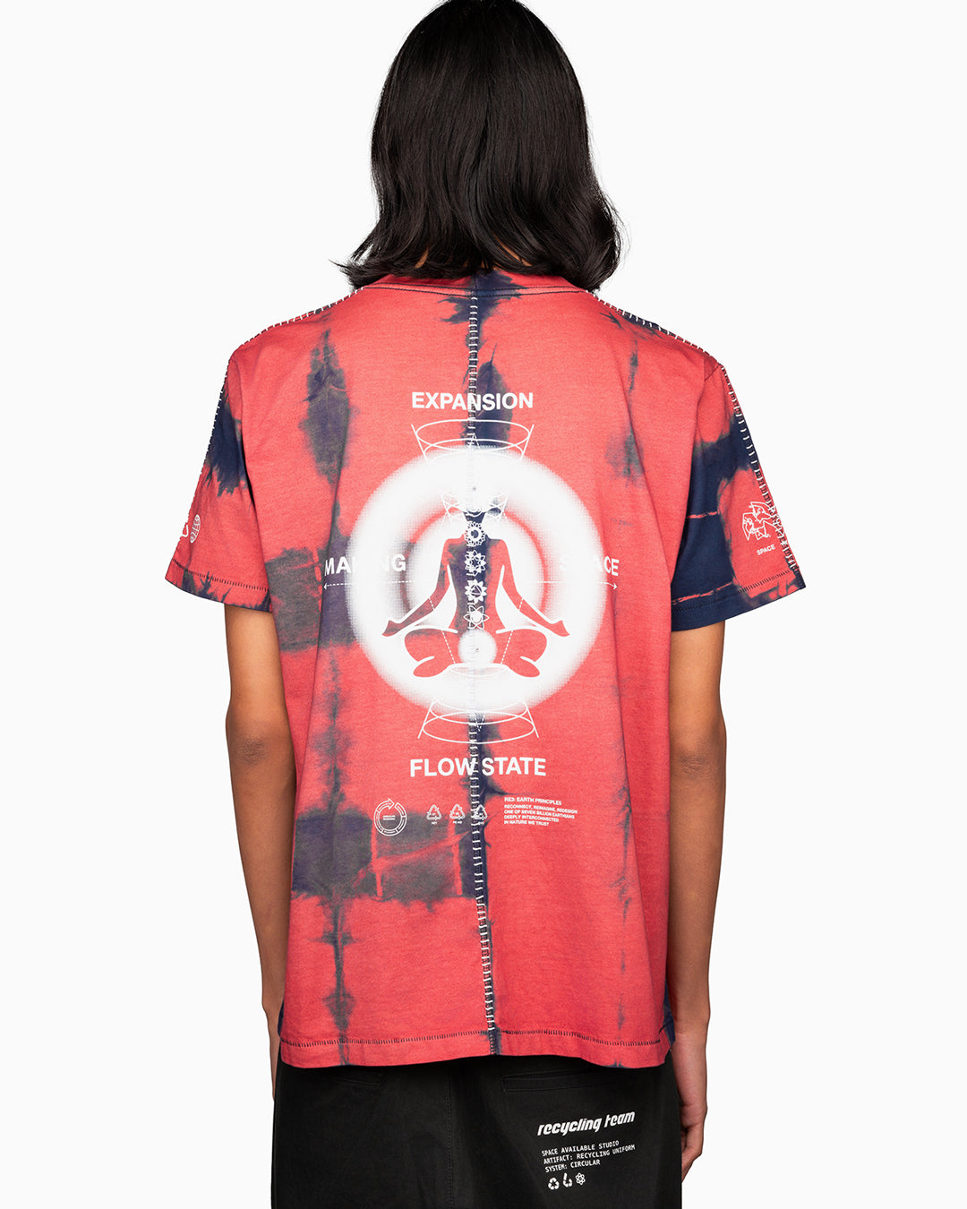 ARTISAN TIE DYE TEE (RED)