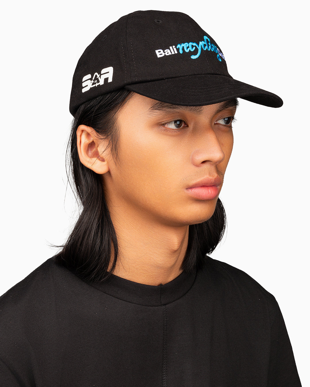 BALI RECYCLING CLUB CAP (BLK) *LAST