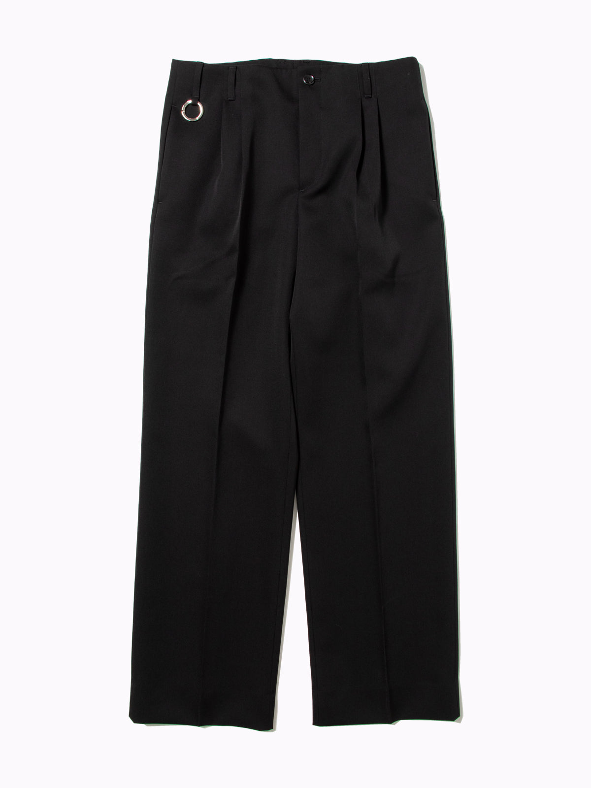 QUINN / Wide Tailored Pants (BLK) - Baby's all right