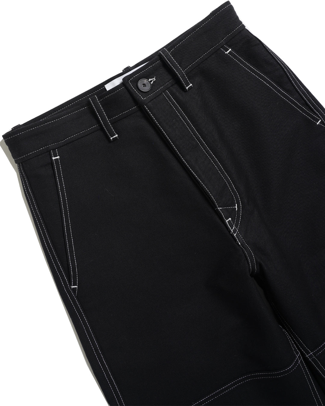 KNEE PATCH WORKWEAR TROUSERS (D.GRY) - Baby's all right