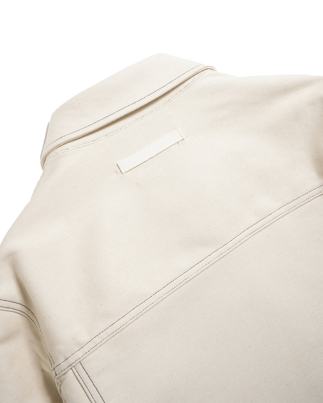 PATCH POCKET WORKWEAR JACKET (WHT) - Baby's all right