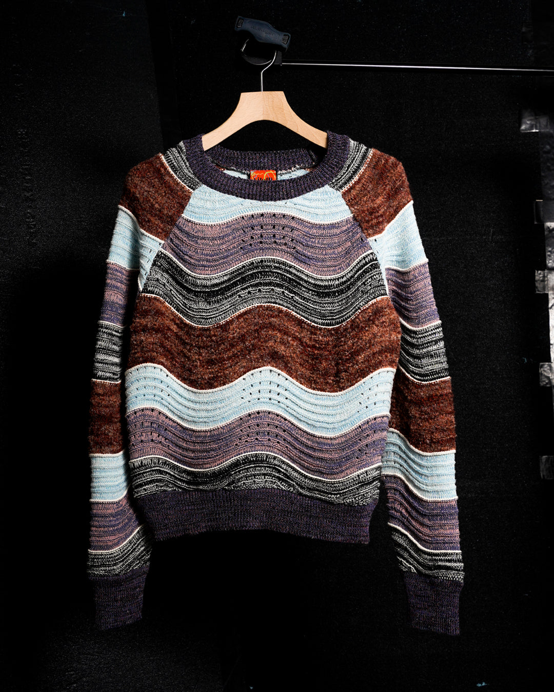 PEACOCK-KNIT SWEATER *LAST