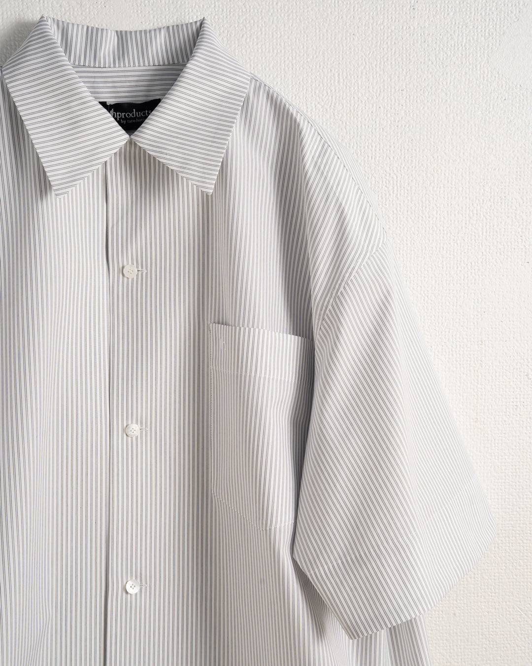 OPEN COLLAR SHIRT MID / (W/ST)