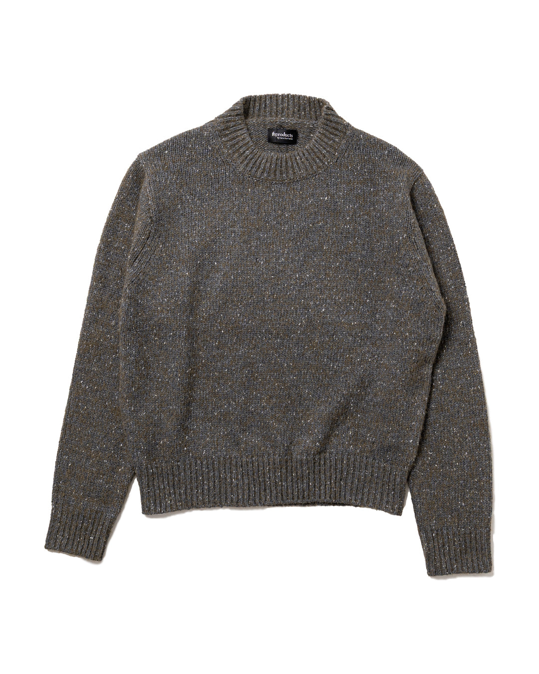WHITE NEP KNIT PULLOVER