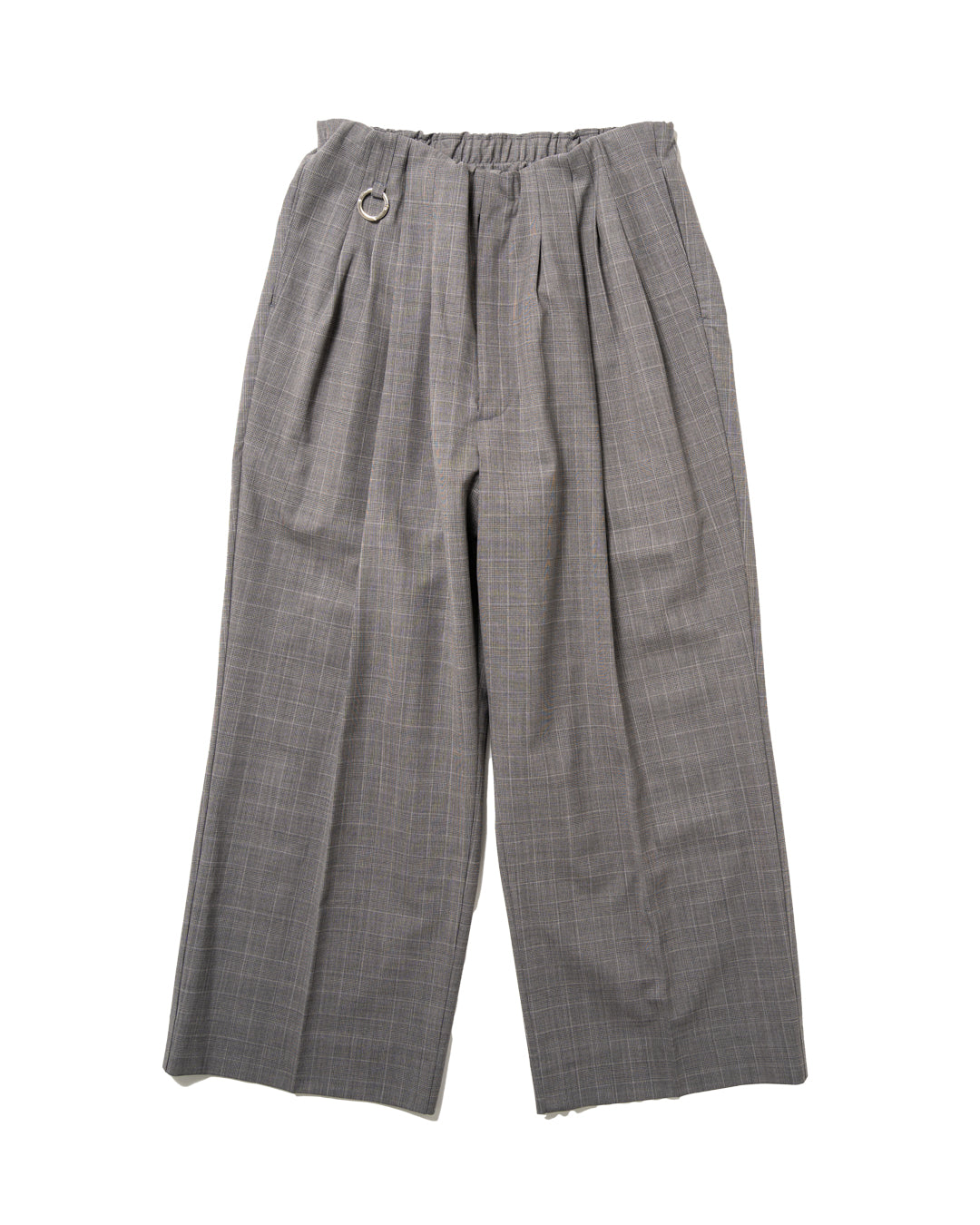 WAIST GATHERED WIDE PANTS (CHC)