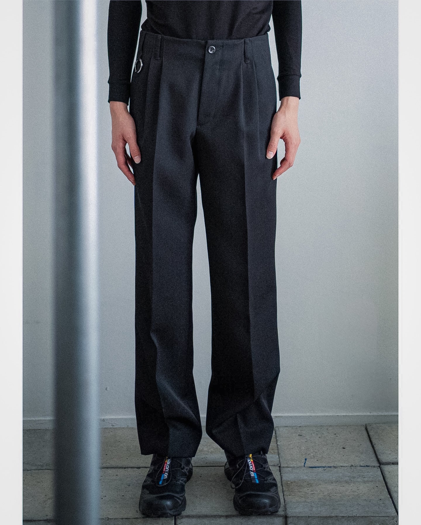 QUINN / WIDE TAILORED PANTS