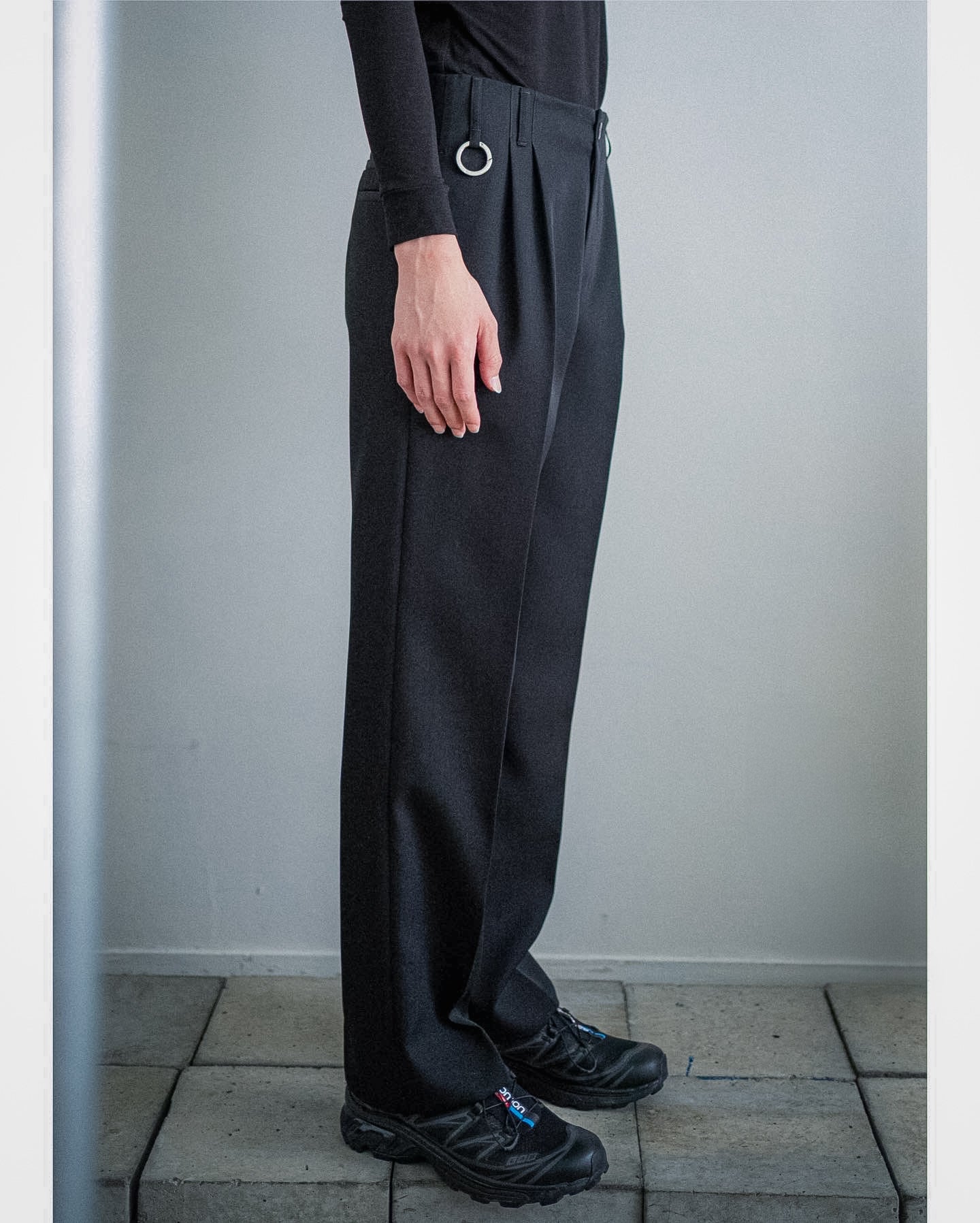 QUINN / WIDE TAILORED PANTS