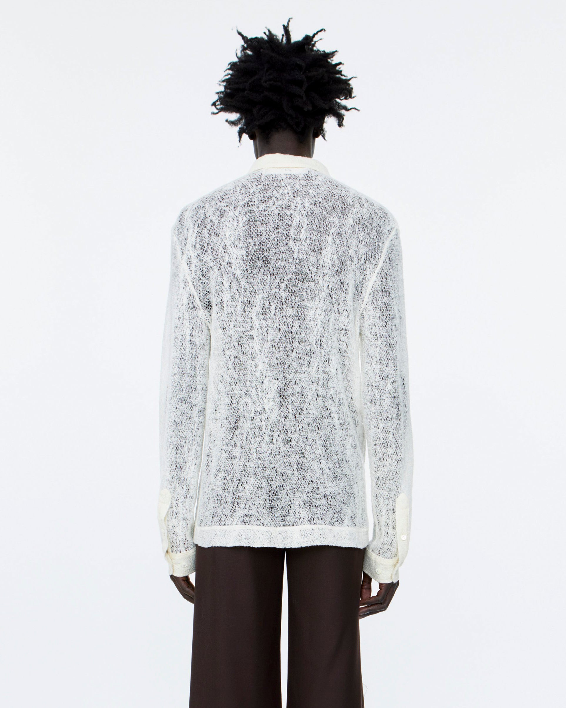 JAGOU SHIRT FINE WEB WOOL