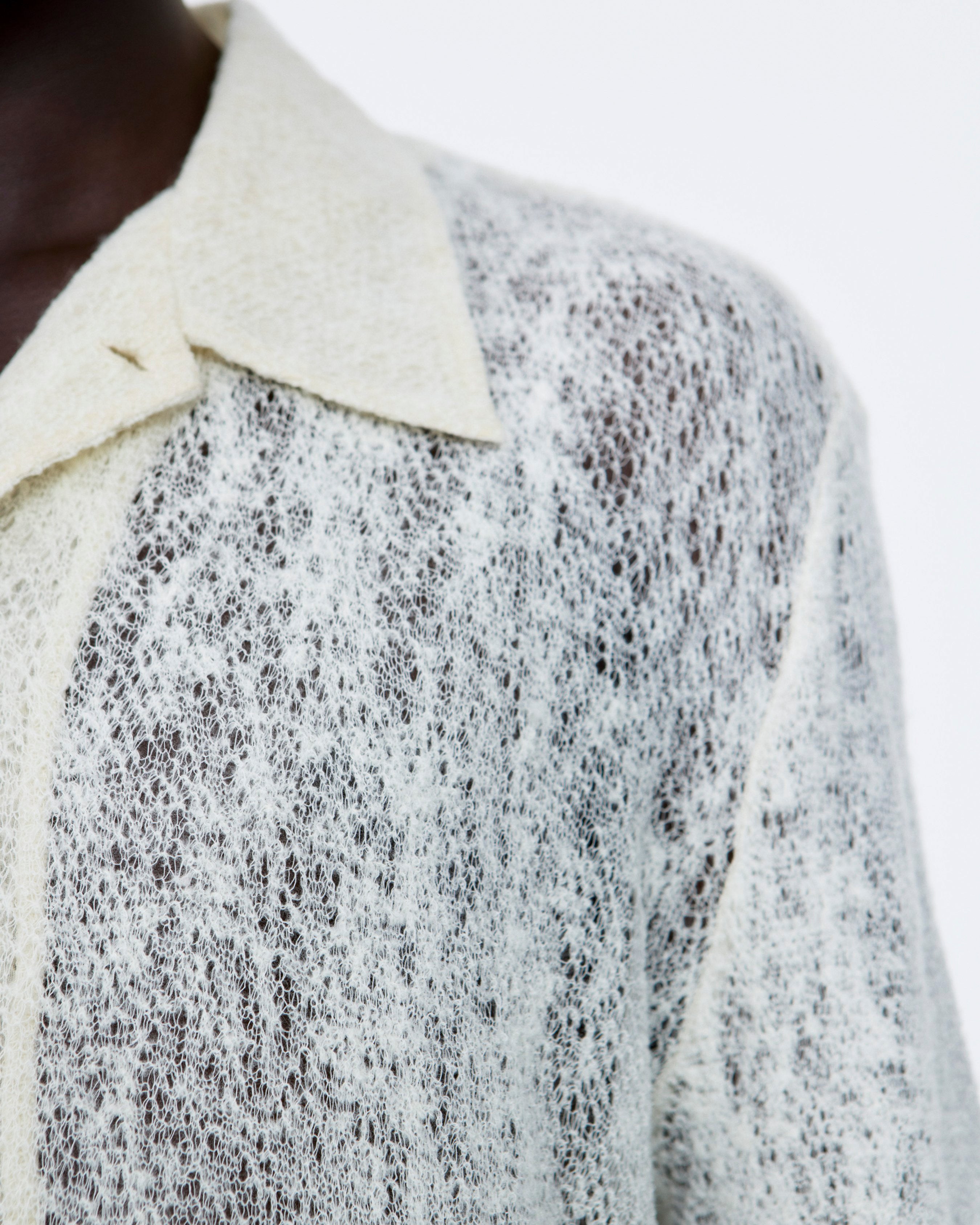 JAGOU SHIRT FINE WEB WOOL