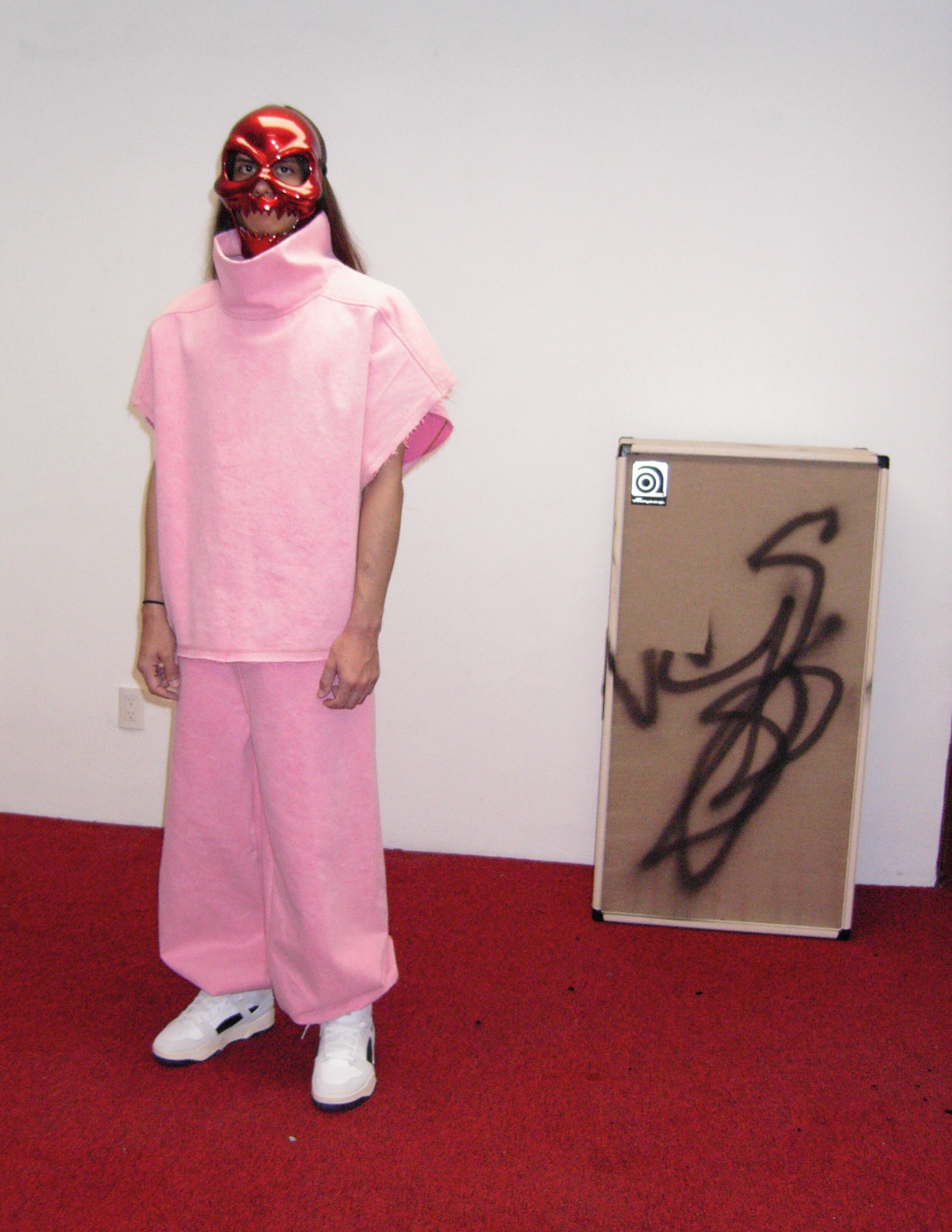 LYM OVERSIZED DENIM SWEATPANTS WOVEN (BLK)