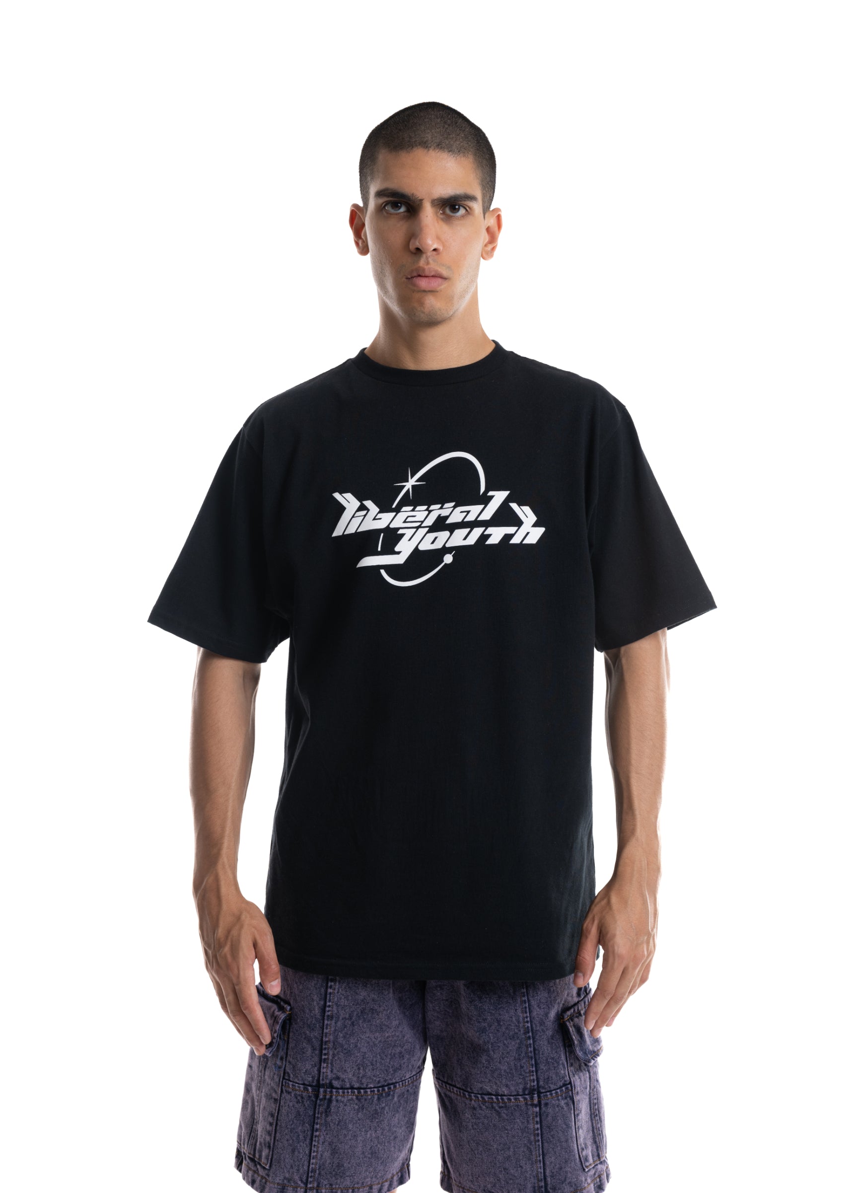 90S LYM T-SHIRT KNIT (BLK)