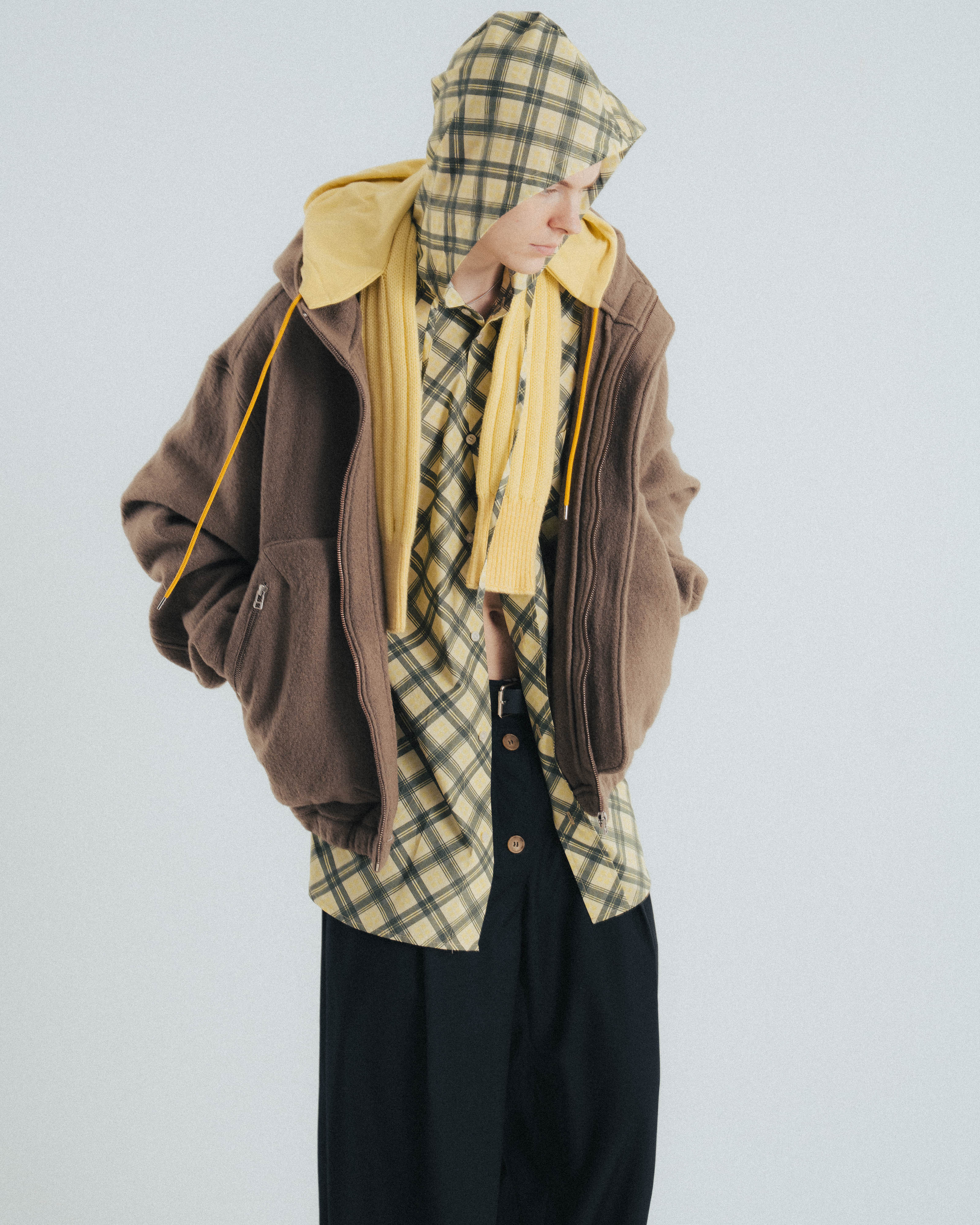 HOODED FLEECE JACKET