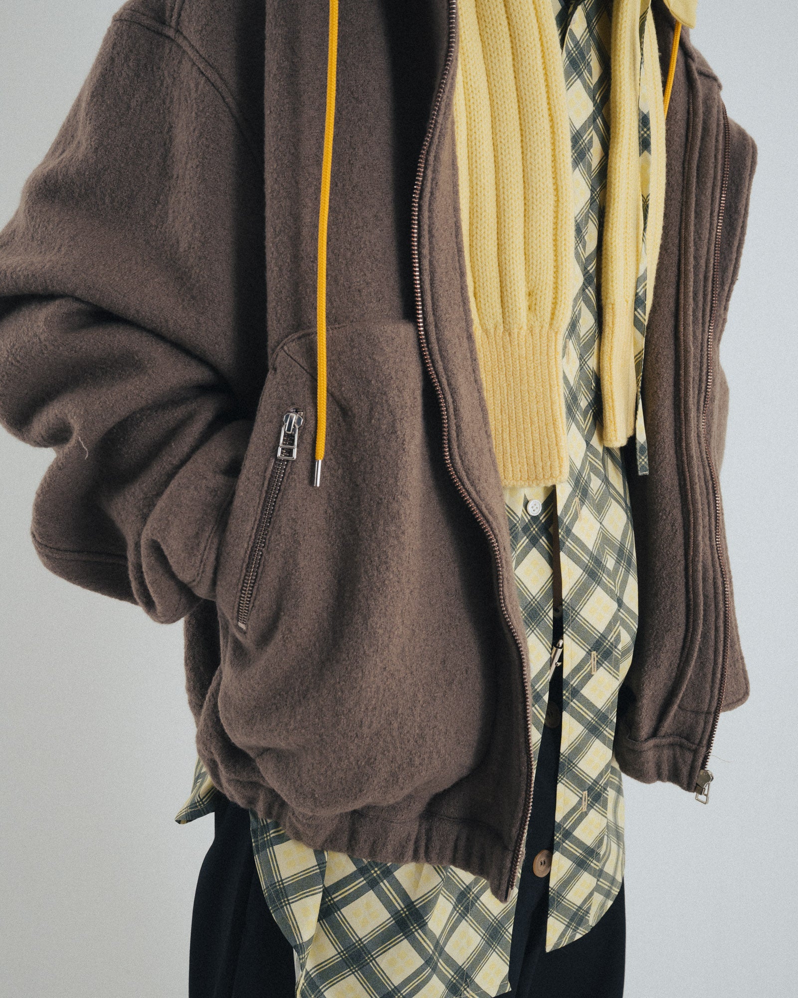 HOODED FLEECE JACKET