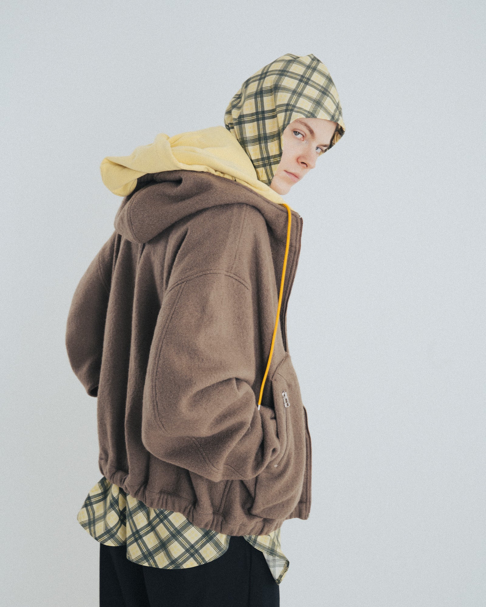 HOODED FLEECE JACKET
