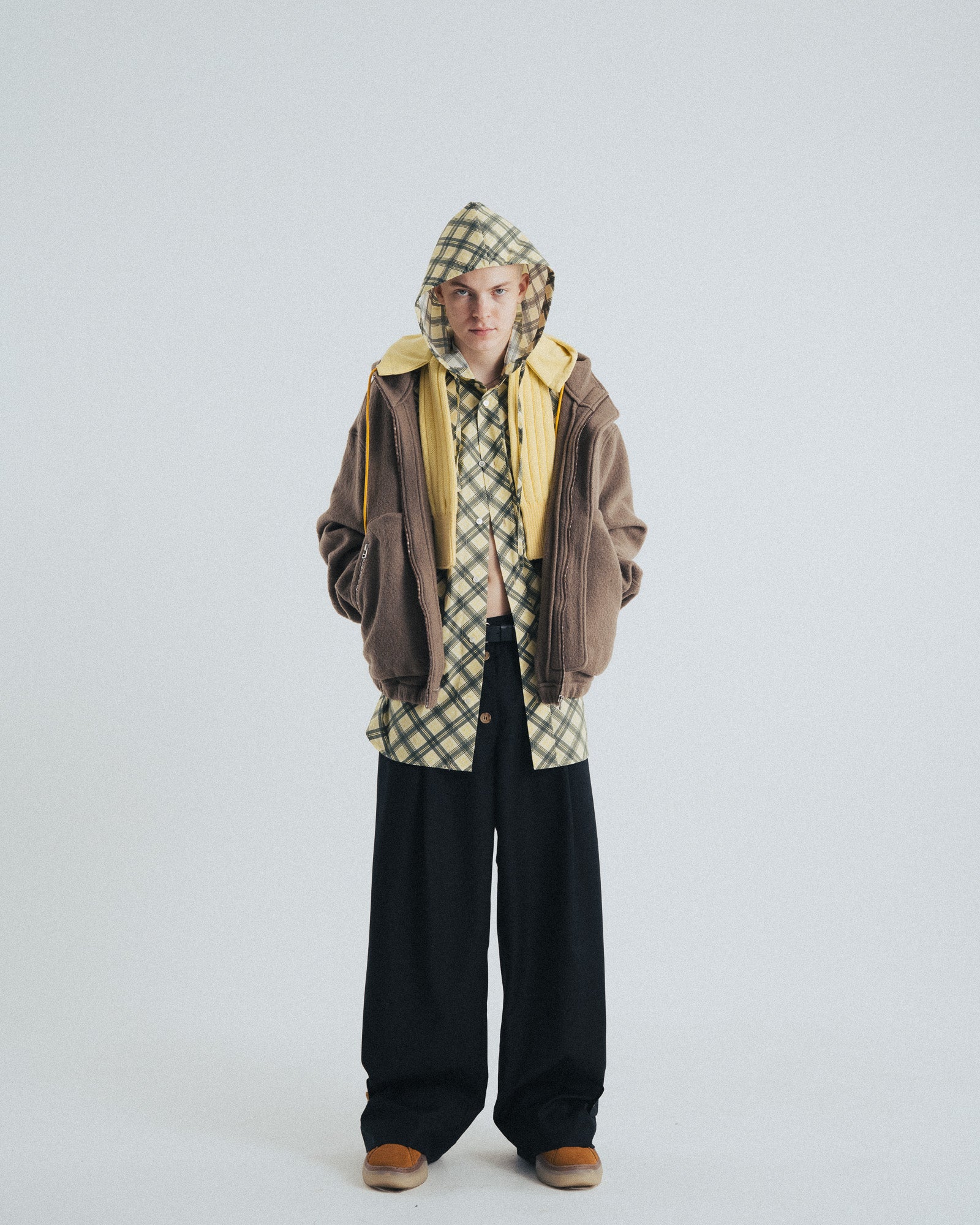 HOODED FLEECE JACKET