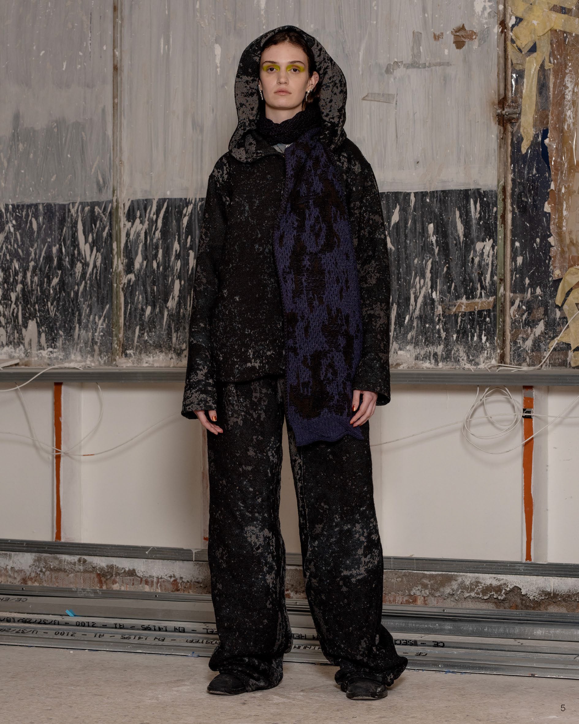 'GREY RUST' JACQUARD JACKET