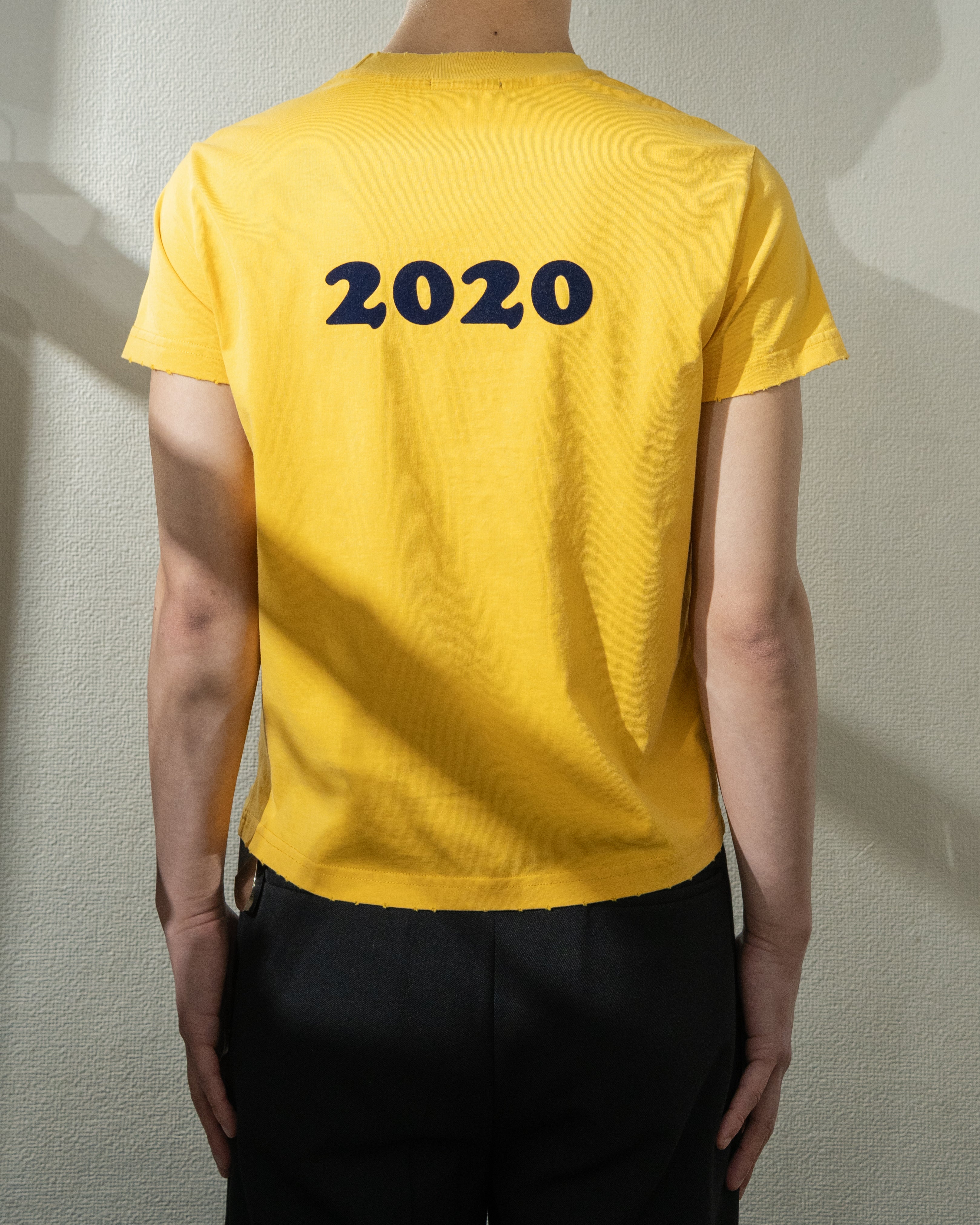 DROP OUT SHRUNK TS VINTAGE YLW